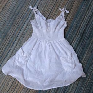 White peasant dress
